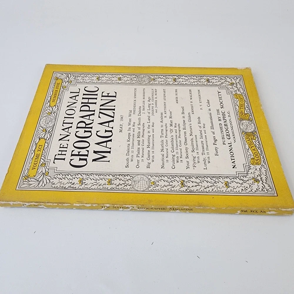National‎ Geographic Magazine May 1947 No  Insert